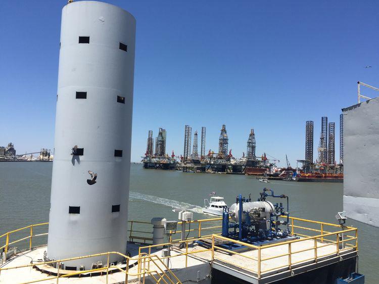 采油平臺勘探、鉆井專用泵閥組及原油儲存系統