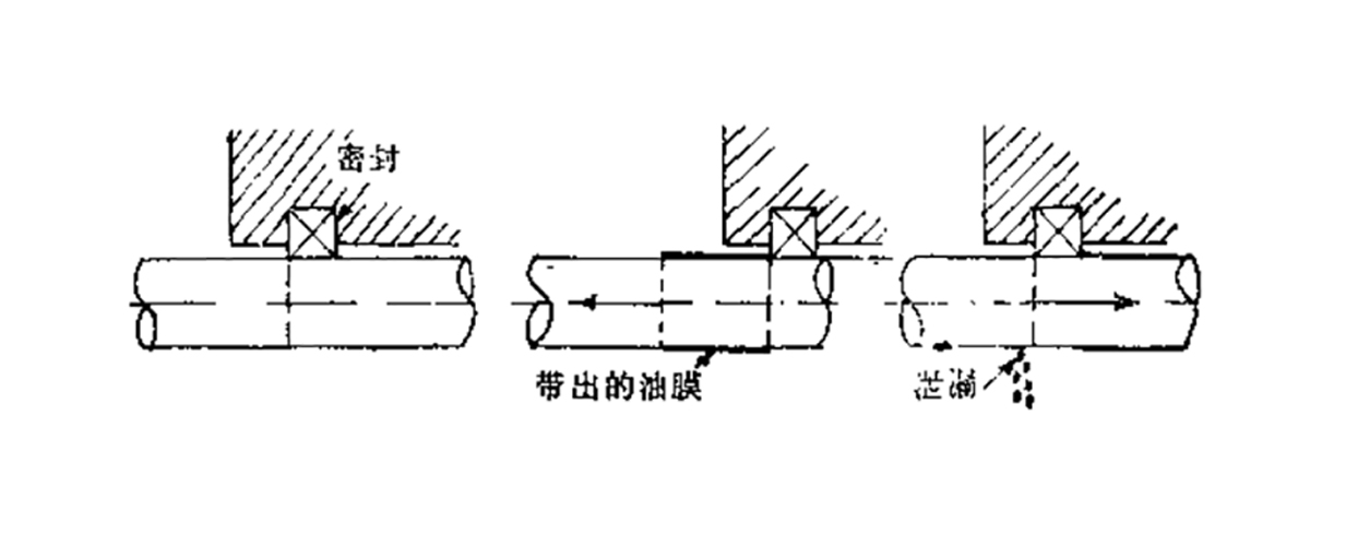 密封件帶有油膜結(jié)構(gòu)圖