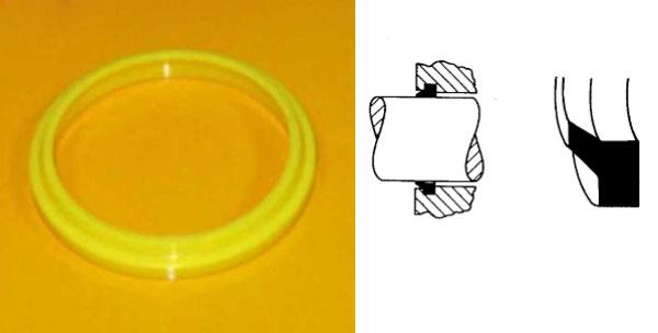 油缸防塵密封圈產品及結構圖
