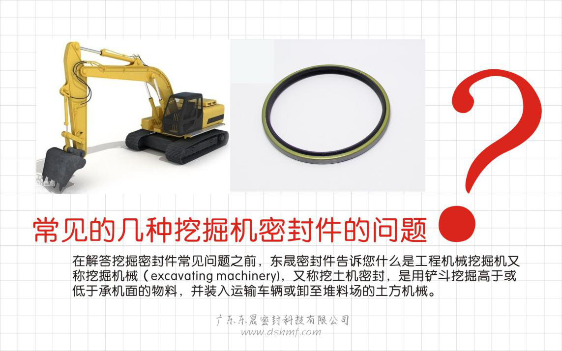 常見的幾種挖掘機(jī)密封件的問題，您知道多少呢？