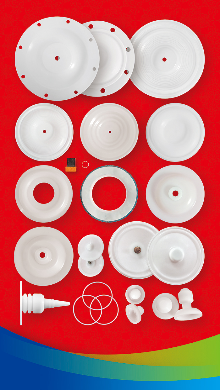 四氟氣動(dòng)隔膜泵膜片大全