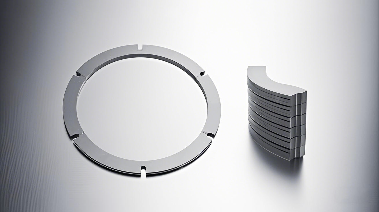 石墨六片密封圈（又叫六片密封圈）是由六片半圓的聚四氟乙烯橡膠制品（PTFE，四氟）+石墨組合而成的密封圈。2 副本