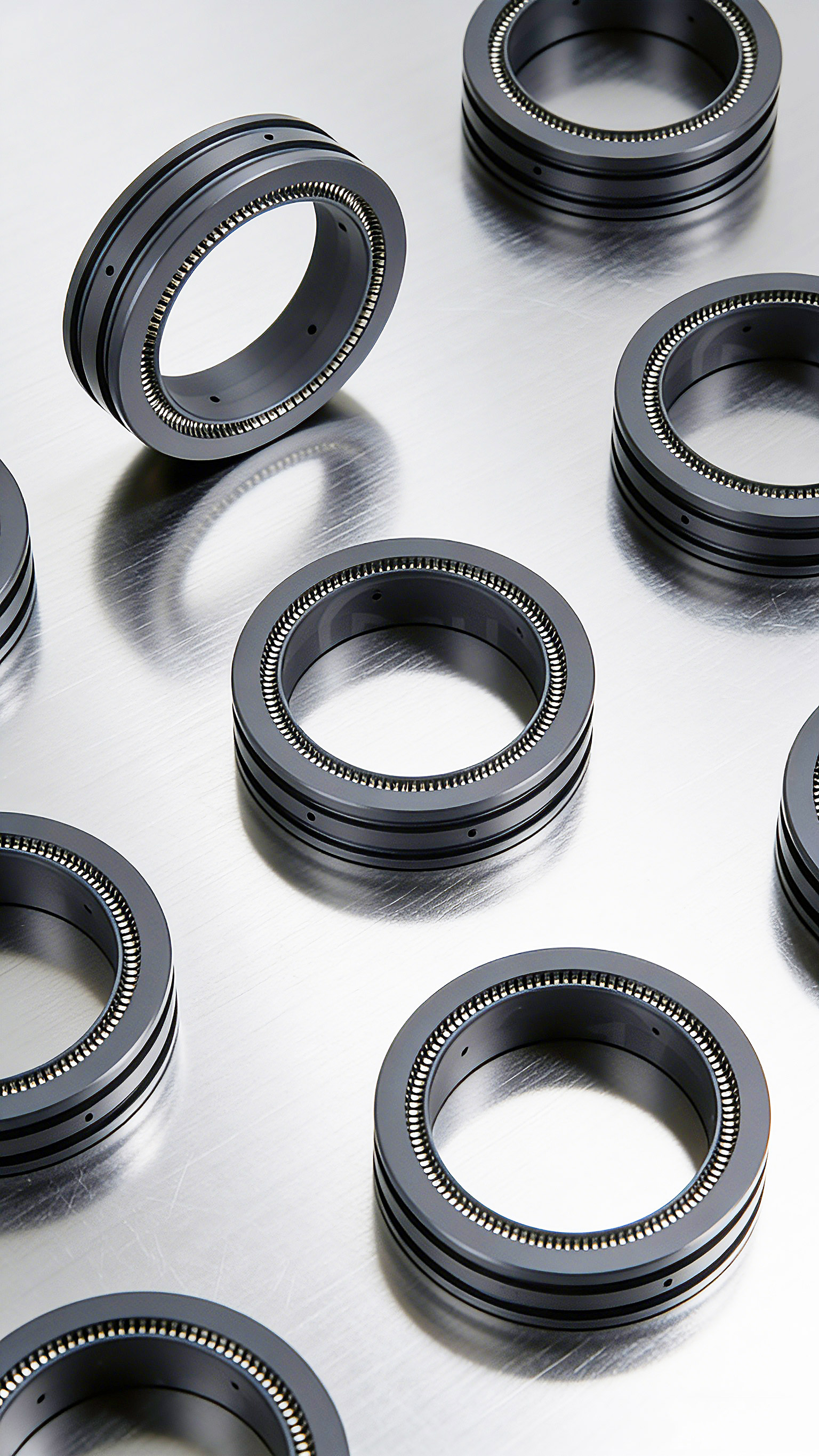 四氟雙向彈簧泛塞封2000