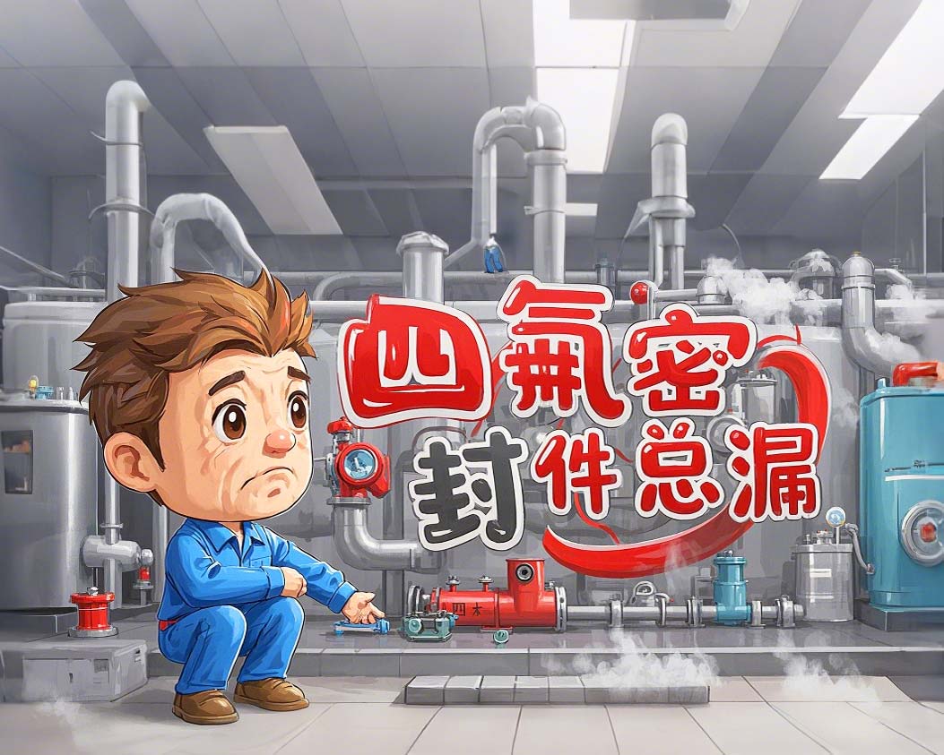 四氟密封件總漏案例丨可能是你安裝時3次“瞎折騰”!?