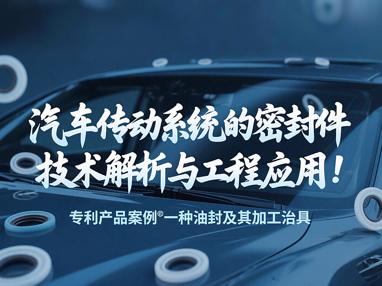 專利產(chǎn)品案例 ? 一種油封及其加工治具:汽車傳動系統(tǒng)的密封件技術(shù)解析與工程應(yīng)用!