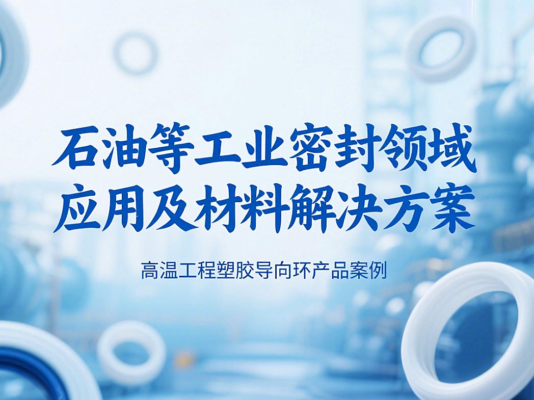 ?高溫工程塑膠導(dǎo)向環(huán)產(chǎn)品案例 ? 石油等工業(yè)密封領(lǐng)域應(yīng)用及材料解決方案!?