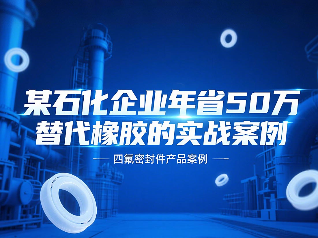 某石化企業(yè)年省50萬:四氟密封件替代橡膠的實(shí)戰(zhàn)案例!