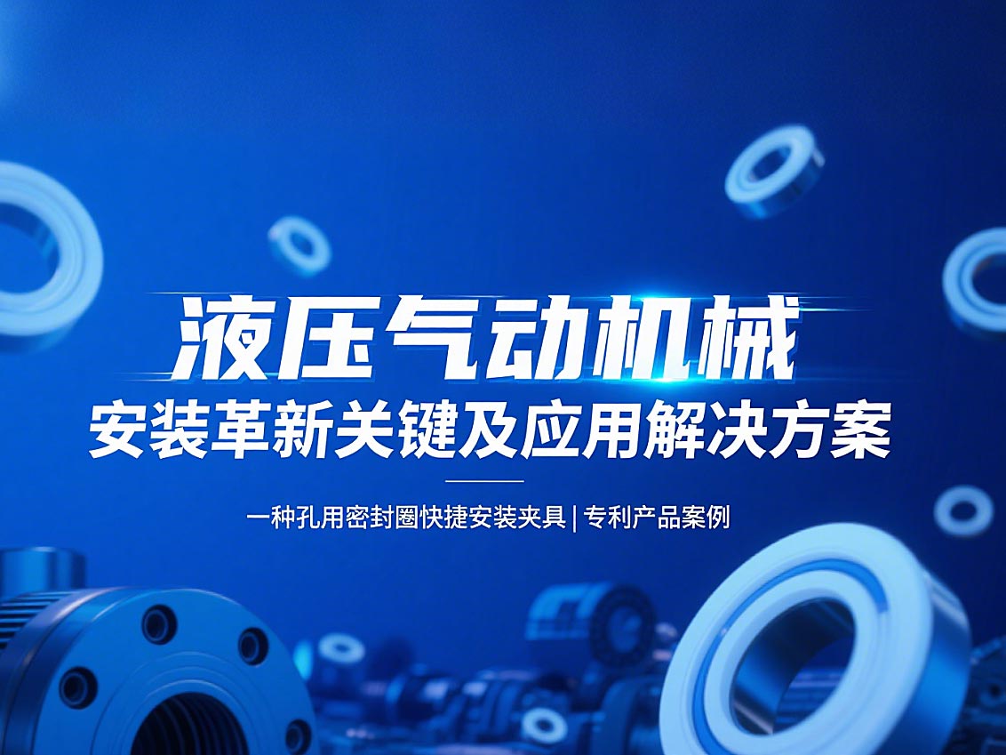 專利產(chǎn)品案例 ? 一種孔用密封圈快捷安裝夾具：液壓氣動(dòng)機(jī)械的革新安裝工藝關(guān)鍵及應(yīng)用解決方案！