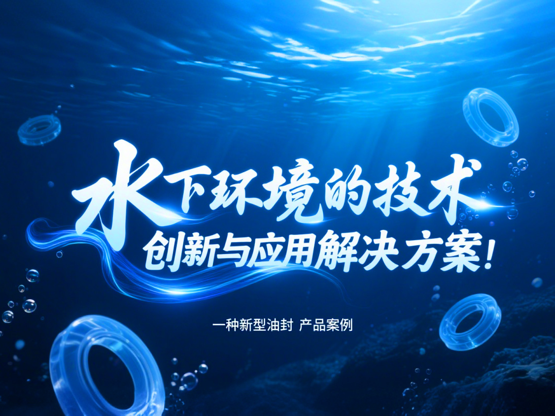 一種新型油封產品案例 ? 水下環(huán)境的技術創(chuàng)新與應用解決方案!