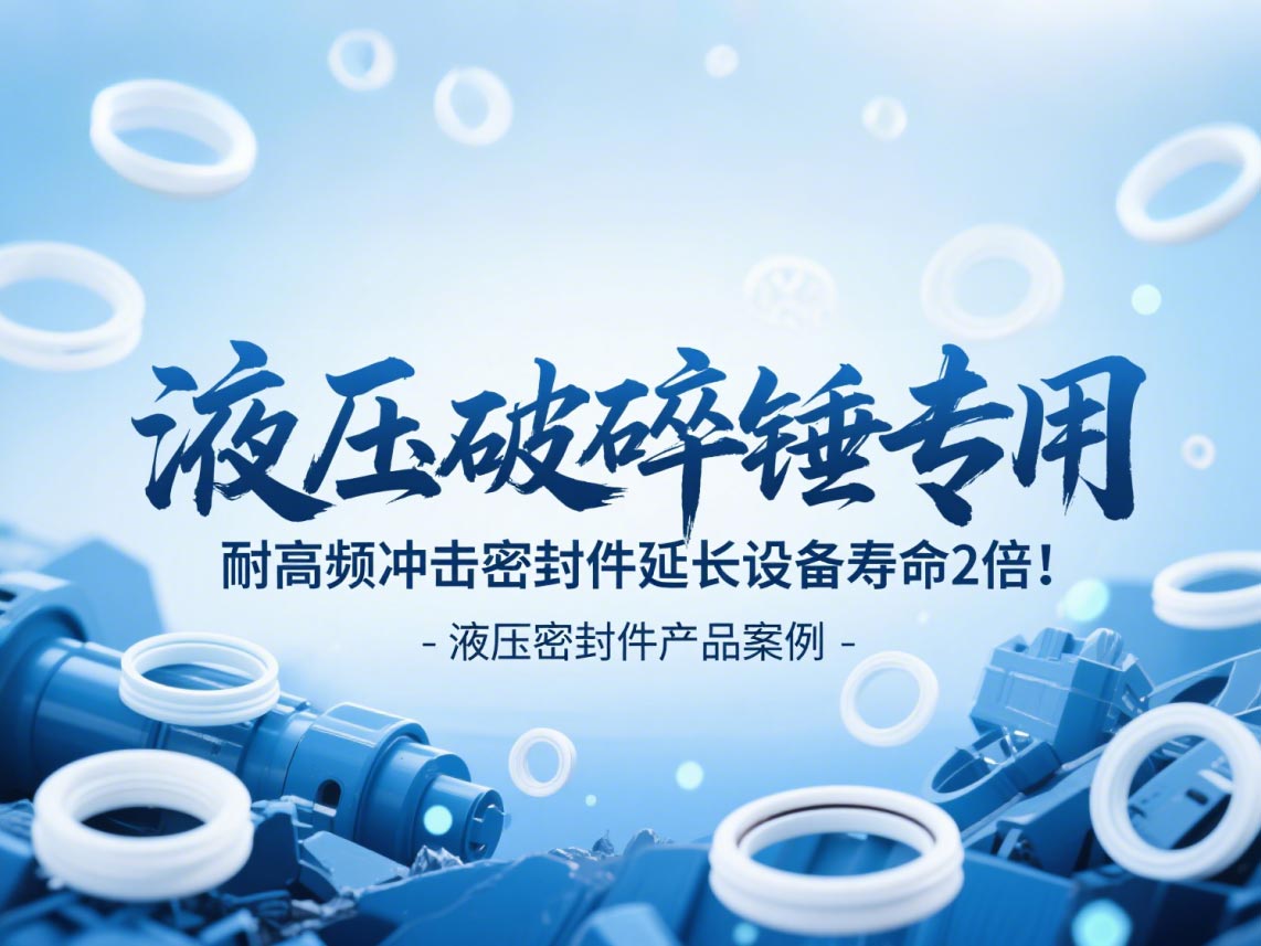 液壓破碎錘專用!耐高頻沖擊密封件延長設(shè)備壽命2倍!