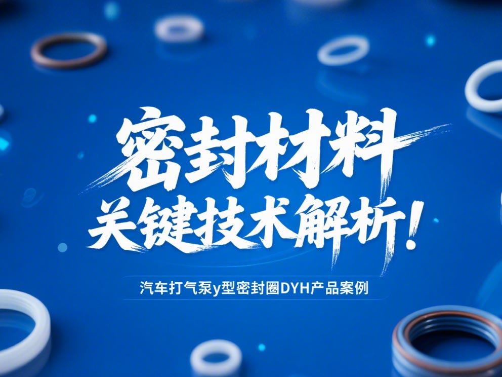 汽車打氣泵y型密封圈DYH產(chǎn)品案例 ? 密封材料改性關(guān)鍵技術(shù)解析！