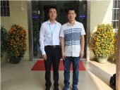 新能源行業客戶來訪東晟密封件公司實地參觀考察